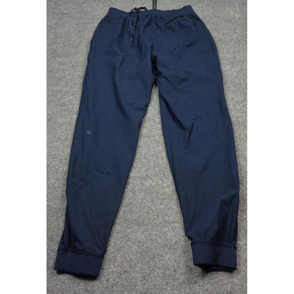 Lululemon Joggers Mens S Blue ABC‎ Warpstreme Elastic Waist Tapered Pants